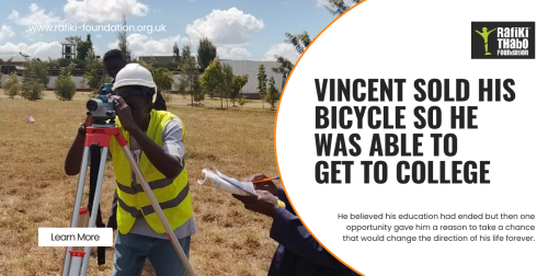 Education in Kenya: Vincent’s Journey from Selling His Bicycle to College